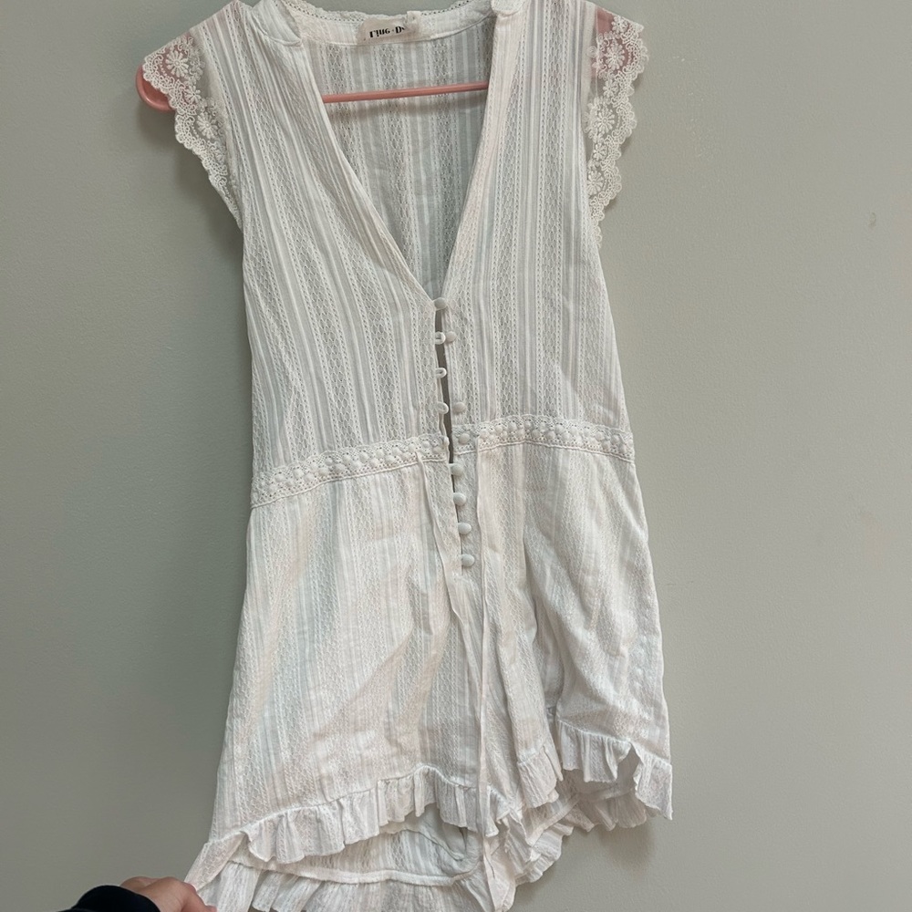 Line & Dot Romper